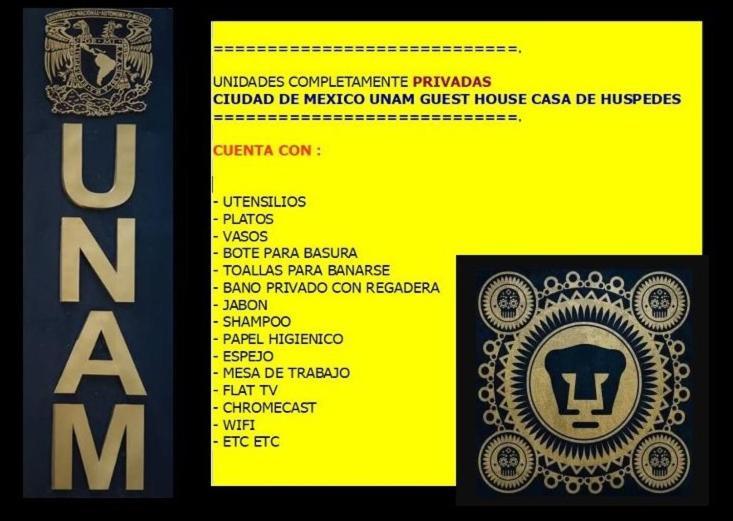 Ciudad De Mexico Unam Guest House Casa De Huespedes Экстерьер фото